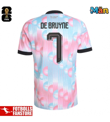 Belgien Kevin De Bruyne #7 Bortatröja VM 2026 Kortärmad